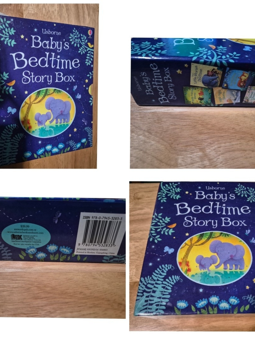 Baby's Bedtime Story Box (6) Books By Usborne